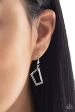 Load image into Gallery viewer, Shattering Records Silver Necklace Paparazzi Accessories