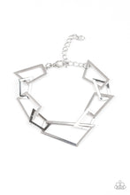 Load image into Gallery viewer, Shattered Shine Silver Bracelet Paparazzi Accessories