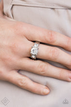 Load image into Gallery viewer, Put On The Blinders White Ring Paparazzi Accessories