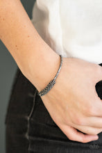Load image into Gallery viewer, Twinkling Twist Black Bracelet Paparazzi Accessories