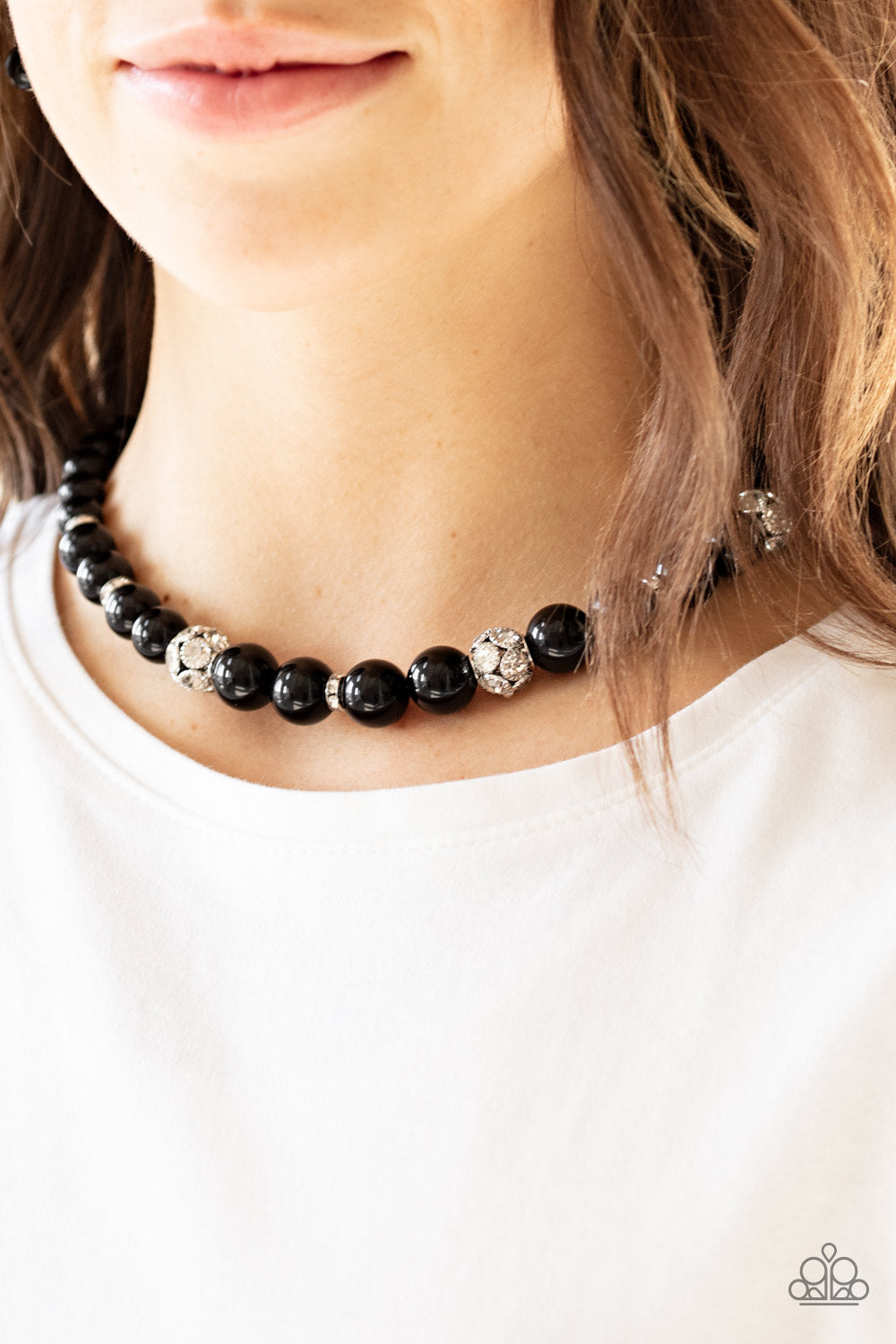 Rich Girl Refinement Black Necklace Paparazzi Accessories
