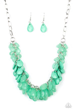 Load image into Gallery viewer, Colorfully Clustered Green Necklace Paparazzi Accessories