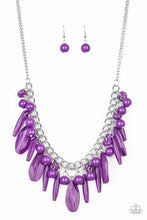 Load image into Gallery viewer, Miami Martinis Purple Necklace Paparazzi Accessories