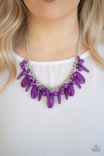 Load image into Gallery viewer, Miami Martinis Purple Necklace Paparazzi Accessories
