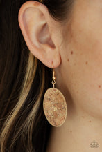 Load image into Gallery viewer, Natures Finest Gold Cork Necklace Paparazzi Accessories