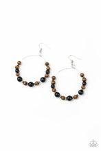 Load image into Gallery viewer, Forestry Fashion Black Earrings Paparazzi Accessories