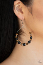 Load image into Gallery viewer, Forestry Fashion Black Earrings Paparazzi Accessories