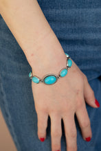 Load image into Gallery viewer, Serene Stonework Blue Bracelet Paparazzi Accessories