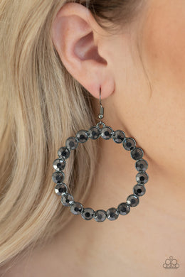 Welcome to the Glam-boree Black Earring Paparazzi Accessories