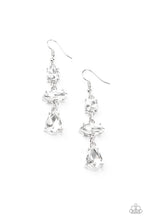 Load image into Gallery viewer, Starlet Twinkle White Earring Paparazzi Accessories