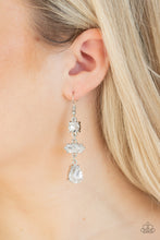 Load image into Gallery viewer, Starlet Twinkle White Earring Paparazzi Accessories