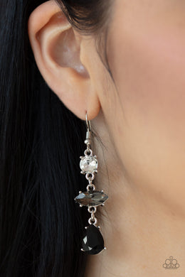 Starlet Twinkle Black Earring Paparazzi Accessories