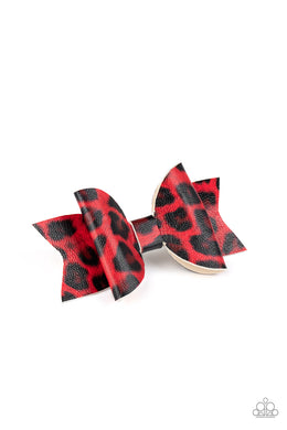 Hooked On a FELINE - Red Hair Accessory Paparazzi Accessories