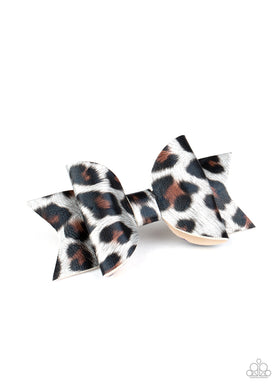 Hooked On a FELINE - Silver Hair Accessory Paparazzi Accessories