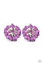 Load image into Gallery viewer, Garden Goals Purple Hair Accessory Paparazzi Accessories