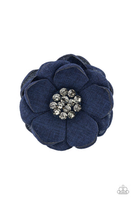 Dewdrop Dazzle Blue Hair Accessory Paparazzi Accessories