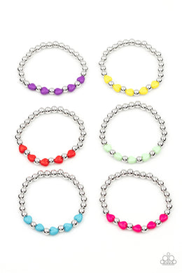 Heart Bead Starlet Shimmer Bracelets Paparazzi Accessories