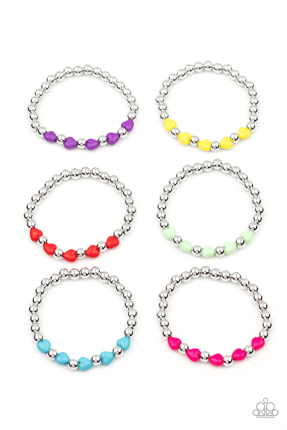Heart Bead Starlet Shimmer Bracelets Paparazzi Accessories