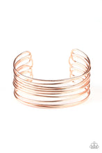 Load image into Gallery viewer, Haute Wired Copper Cuff Bracelet Paparazzi Accessories