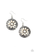 Load image into Gallery viewer, Mesa Oasis White Earring Paparazzi Accessories
