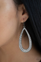 Load image into Gallery viewer, Diamond Distraction Black Earring Paparazzi Accessories