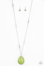 Load image into Gallery viewer, Desert Meadow Green Stone Necklace Paparazzi Accessories