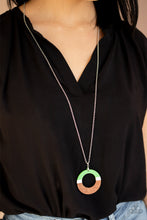 Load image into Gallery viewer, Sail Into The Sunset Green Necklace Paparazzi Accessories