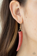 Load image into Gallery viewer, Tusk Tundra - Brown Stone Necklace Paparazzi Accessories