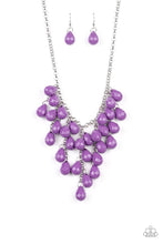 Load image into Gallery viewer, Serenely Scattered Purple Necklace Paparazzi Accessories