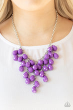 Load image into Gallery viewer, Serenely Scattered Purple Necklace Paparazzi Accessories