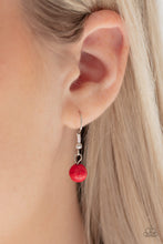 Load image into Gallery viewer, Solar Energy Red Stone Necklace Paparazzi Accessories