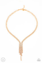 Load image into Gallery viewer, Double The Diva Gold Choker Necklace Paparazzi Accessories