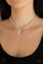 Load image into Gallery viewer, Double The Diva Gold Choker Necklace Paparazzi Accessories