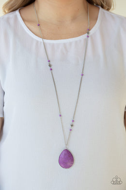 Desert Meadow Purple Necklace Paparazzi Accessories