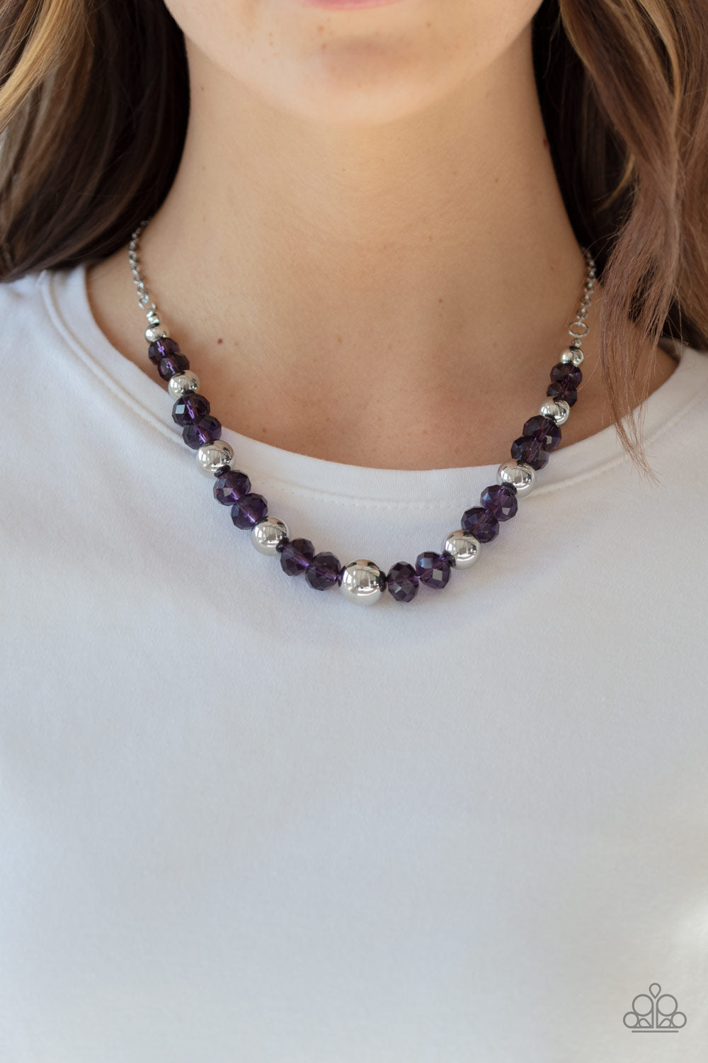 Jewel Jam Purple Necklace Paparazzi Accessories