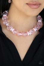 Load image into Gallery viewer, Bubbly Beauty Pink Necklace Paparazzi Accessories
