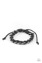 Load image into Gallery viewer, Grease Monkey Black Urban Bracelet Paparazzi Accessories