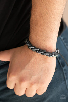 Grease Monkey Black Urban Bracelet Paparazzi Accessories