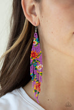 Load image into Gallery viewer, Beaded Gardens Purple Seed Bead Earrings Paparazzi Accessories