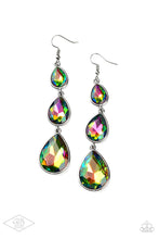 Load image into Gallery viewer, Metro Momentum Multi Oil Spill Earrings Paparazzi Accessories