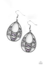 Load image into Gallery viewer, Malibu Macrame Purple Earring Paparazzi Accessories