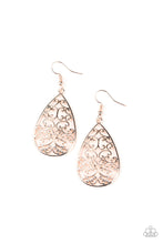 Load image into Gallery viewer, Divine Vine Rose Gold Earring Paparazzi Accessories