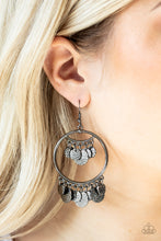 Load image into Gallery viewer, All-Chime High Black Earrings Paparazzi Accessories