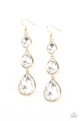 Metro Momentum Gold Earrings Paparazzi Accessories