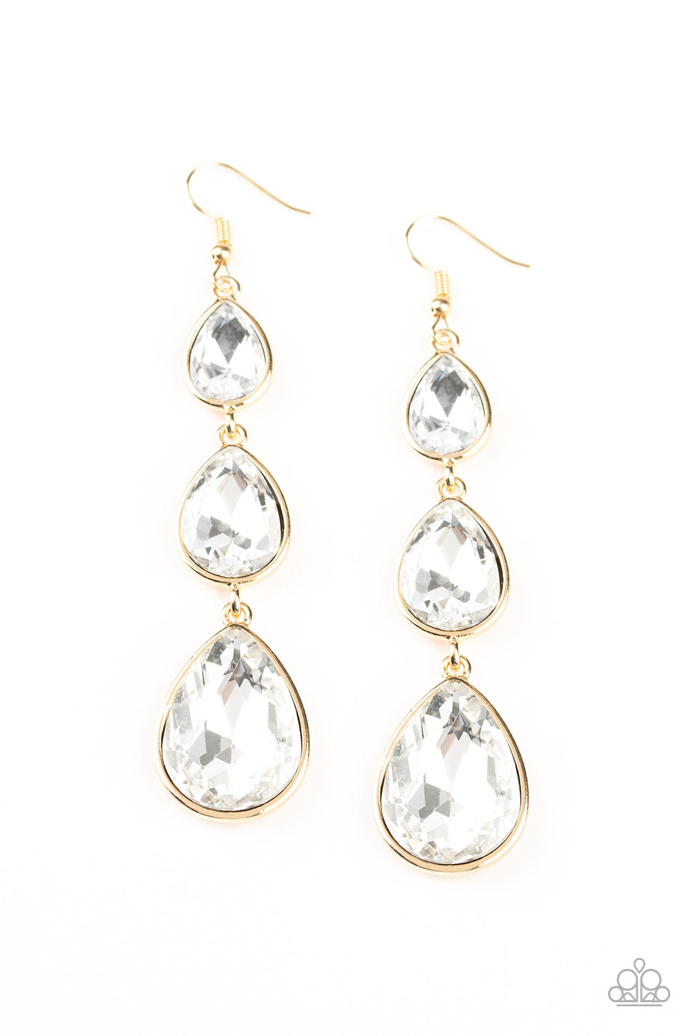Metro Momentum Gold Earrings Paparazzi Accessories