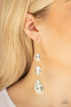 Load image into Gallery viewer, Metro Momentum Gold Earrings Paparazzi Accessories