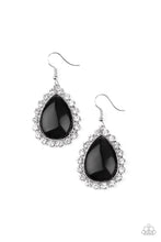 Load image into Gallery viewer, Teardrop Trendsetter Black Earring Paparazzi Accessories
