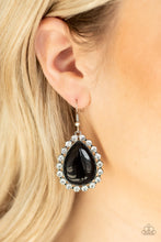 Load image into Gallery viewer, Teardrop Trendsetter Black Earring Paparazzi Accessories