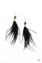 Load image into Gallery viewer, Feathered Flamboyance Gold Earring Paparazzi Accessories