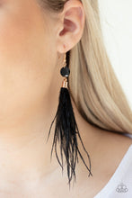 Load image into Gallery viewer, Feathered Flamboyance Gold Earring Paparazzi Accessories